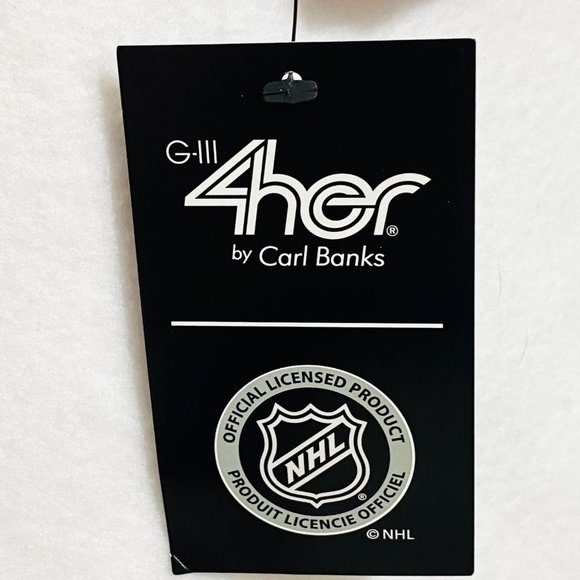 Calgary Flames G-III 4Her Quilted Top w/Sequins - M - NWT - Picture 7 of 7